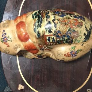 Vintage Japanese cat 24 karat gold
